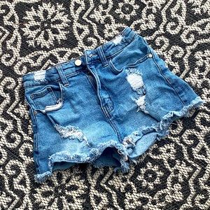 Love, Fire Denim Shorts